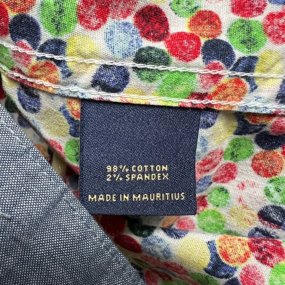 Cremieux Men’s 2XB Cotton Button Up Shirt Short Sleeve Colorful Lightweight - Picture 8 of 12